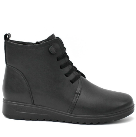 Ботинки  Baden  черный  кожа Z-200240 фото в интернет-магазине | Omadey.ru