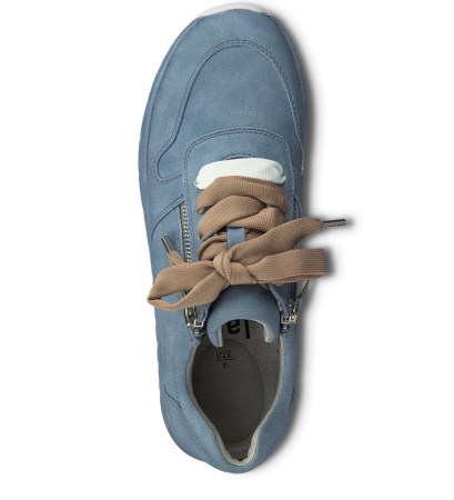 Кроссовки  женские Jana  серо-голубой  кожа F-80785 фото в интернет-магазине | Omadey.ru