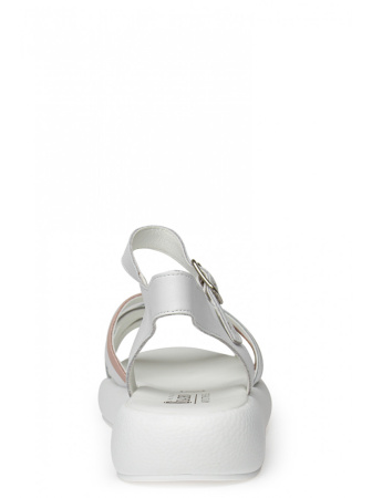 Сандалии  Baden  белый  композиц.кожа F-90290 фото в интернет-магазине | Omadey.ru