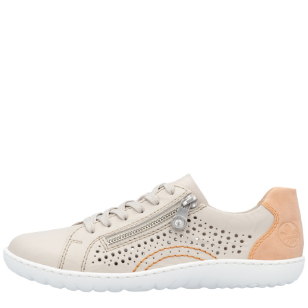 Кеды  Rieker  бежевый  кожа/кожа искусств. F-400473 фото в интернет-магазине | Omadey.ru