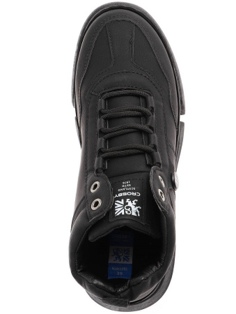 Кроссовки  Keddo  черный  кожа искусств. Z-100735 фото в интернет-магазине | Omadey.ru