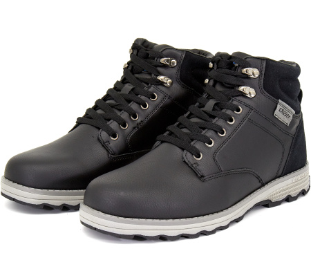 Ботинки  Crosby  черный  кожа искусств./замша искусств. Z-8366 фото в интернет-магазине | Omadey.ru