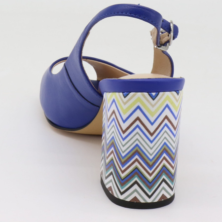 Босоножки  Berloni  синий  кожа F-71025 фото в интернет-магазине | Omadey.ru