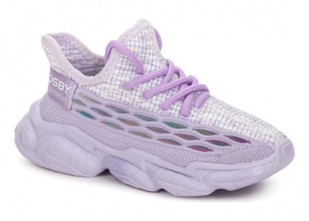 Кроссовки  Crosby  сиреневый  текстиль F-100674 фото в интернет-магазине | Omadey.ru