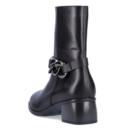 Полусапоги  Remonte  черный  кожа Z-200125 фото в интернет-магазине | Omadey.ru