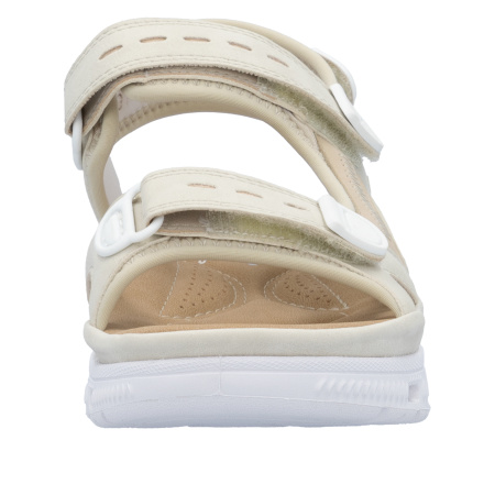 Босоножки  Rieker  бежевый  кожа искусств./текстиль F-400481 фото в интернет-магазине | Omadey.ru