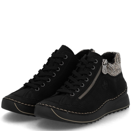 Ботинки  Rieker  черный  кожа искусств./текстиль Z-400860 фото в интернет-магазине | Omadey.ru