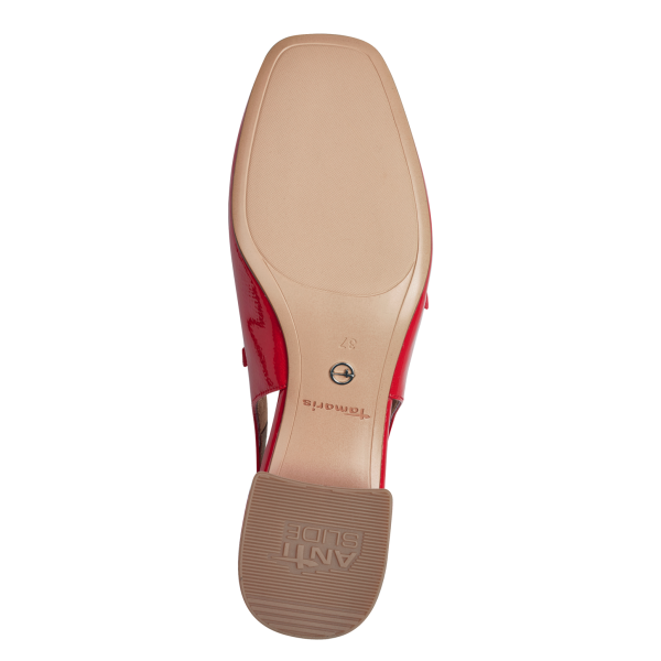 Фото Босоножки  Tamaris  красный кожа искусств. F-400901