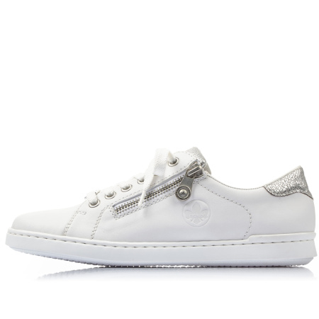 Кеды  Rieker  белый  кожа/кожа искусств. F-100048 фото в интернет-магазине | Omadey.ru