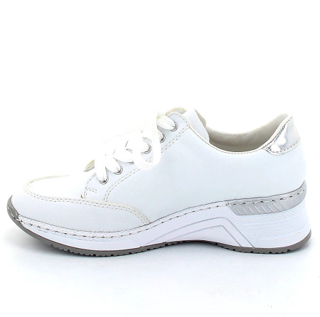 Кроссовки  Rieker  белый  кожа искусств./текстиль F-400024 фото в интернет-магазине | Omadey.ru