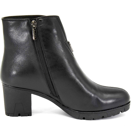 Ботильоны  Baden  черный  кожа Z-8708 фото в интернет-магазине | Omadey.ru