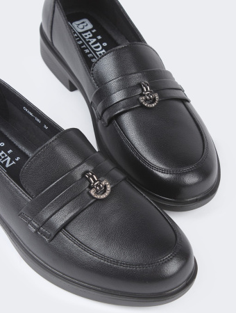 Туфли  Baden  черный  кожа Z-400320 фото в интернет-магазине | Omadey.ru