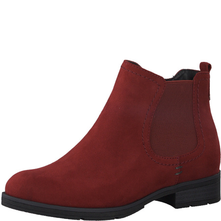 Ботинки  Jana  красный  текстиль Z-90250 фото в интернет-магазине | Omadey.ru