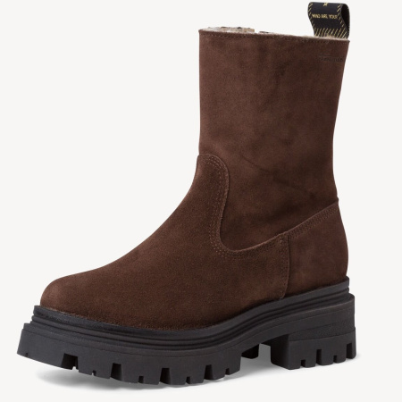 Полусапоги  Tamaris  коричневый  кожа Z-100824 фото в интернет-магазине | Omadey.ru