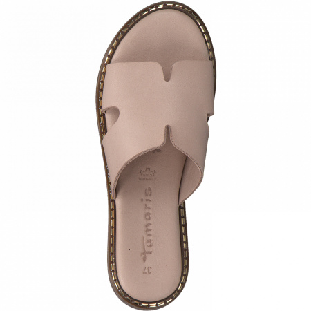Шлепанцы  Tamaris  пудра  кожа F-90250 фото в интернет-магазине | Omadey.ru