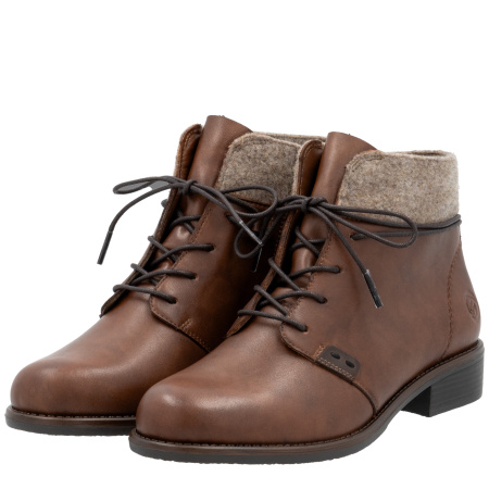 Ботинки  Remonte  коричневый  кожа/текстиль Z-400296 фото в интернет-магазине | Omadey.ru