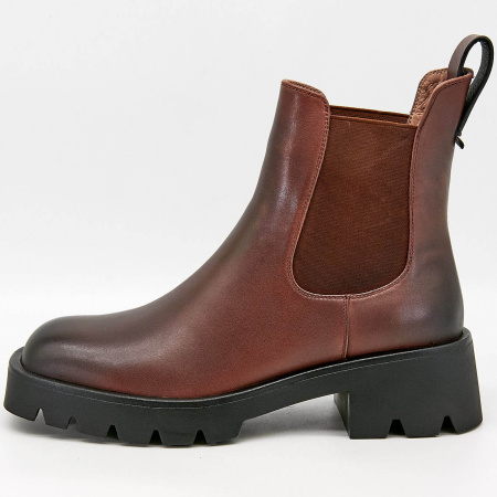 Ботинки  Madella  коричневый  кожа Z-100570