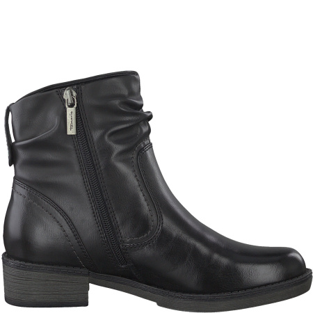 Ботинки  Tamaris  черный  кожа искусств. Z-8889 фото в интернет-магазине | Omadey.ru