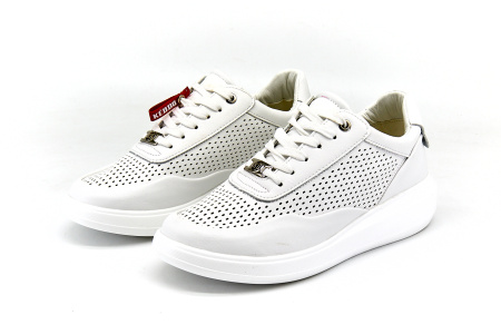 Кроссовки  Keddo  белый  кожа F-80586 фото в интернет-магазине | Omadey.ru