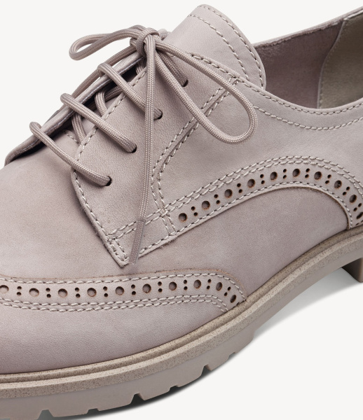 Фото Туфли  Tamaris  серый  кожа Z-400523