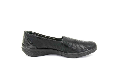 Туфли  Esse  черный  кожа F-80031 фото в интернет-магазине | Omadey.ru