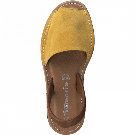 Сандалии  Tamaris  желтый  кожа F-90527 фото в интернет-магазине | Omadey.ru