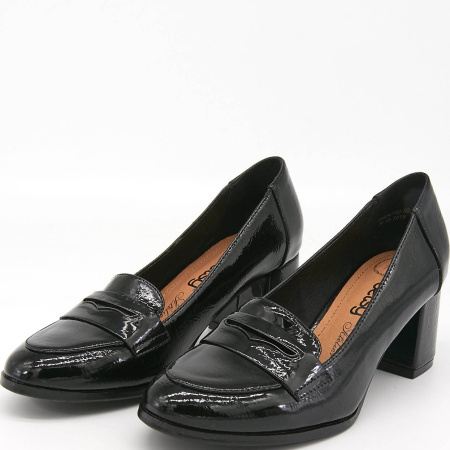 Туфли  Betsy  черный  кожа лаковая искусств. Z-8434 фото в интернет-магазине | Omadey.ru