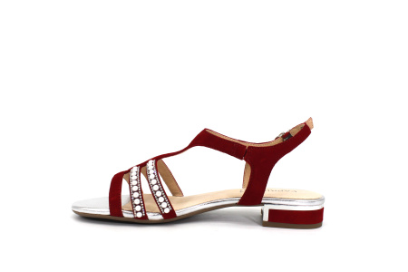Босоножки  Caprice  красный  кожа F-7704 фото в интернет-магазине | Omadey.ru