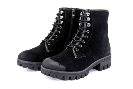 Ботинки  Keddo  черный  замша Z-8632 фото в интернет-магазине | Omadey.ru