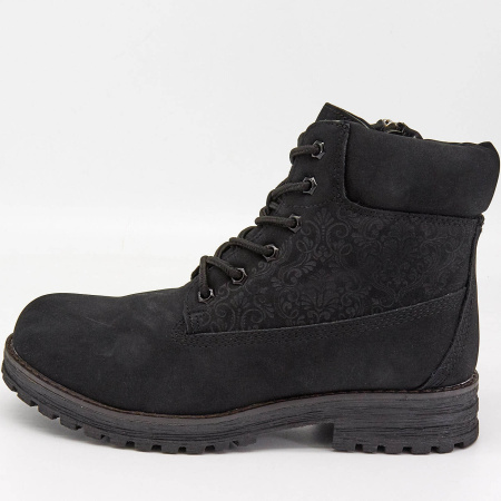 Ботинки  Keddo  черный  нубук искуств. Z-8880 фото в интернет-магазине | Omadey.ru