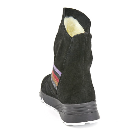 Полусапоги  NexPero  красно-чёрный  кожа Z-8927 фото в интернет-магазине | Omadey.ru