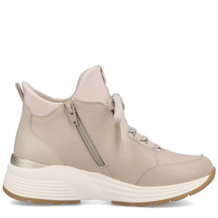 Полуботинки  Remonte  бежевый  кожа/текстиль Z-400057 фото в интернет-магазине | Omadey.ru