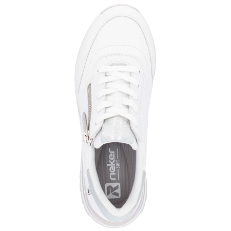 Кроссовки  Rieker-Sport  белый  кожа/кожа искусств. F-400229 фото в интернет-магазине | Omadey.ru
