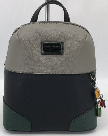 Рюкзак  David Jones  черный  кожа искусств. c09932-blackGrey фото в интернет-магазине | Omadey.ru