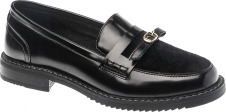 Туфли  Keddo  черный  кожа иск./иск.мех Z-8853 фото в интернет-магазине | Omadey.ru