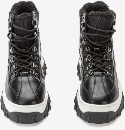 Ботинки  Keddo  черный  кожа искусств./текстиль Z-8983 фото в интернет-магазине | Omadey.ru