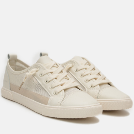 Кеды  женские Keddo  бежевый  кожа искусств./текстиль F-90786 фото в интернет-магазине | Omadey.ru