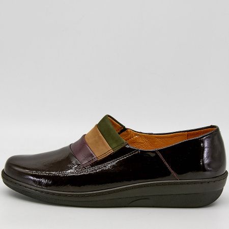 Туфли  Romer  бордовый  кожа лаковая F-90674 фото в интернет-магазине | Omadey.ru