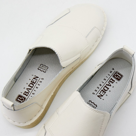 Туфли  Baden  белый  композиц.кожа F-90561 фото в интернет-магазине | Omadey.ru