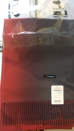 Шарф  De esse  бордовый  кашемир c12972-bordo фото в интернет-магазине | Omadey.ru