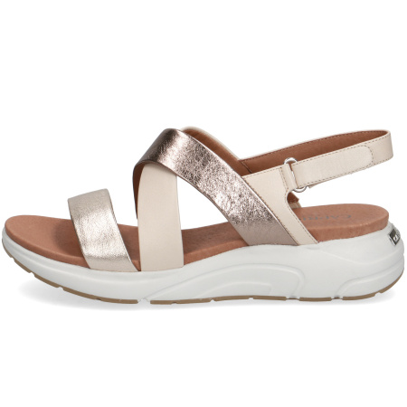 Сандалии  Caprice  платина  кожа F-91068 фото в интернет-магазине | Omadey.ru