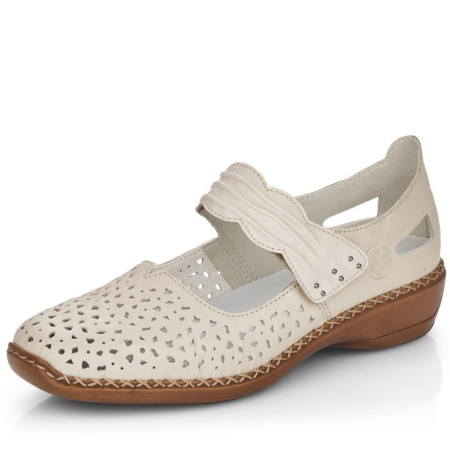 Босоножки  Rieker  бежевый  кожа/кожа искусств. F-400076 фото в интернет-магазине | Omadey.ru