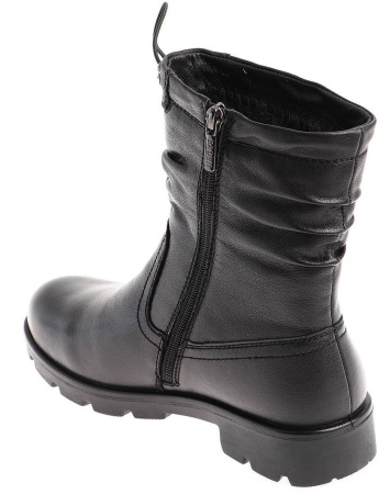 Полусапоги  Baden  черный  кожа Z-200336 фото в интернет-магазине | Omadey.ru