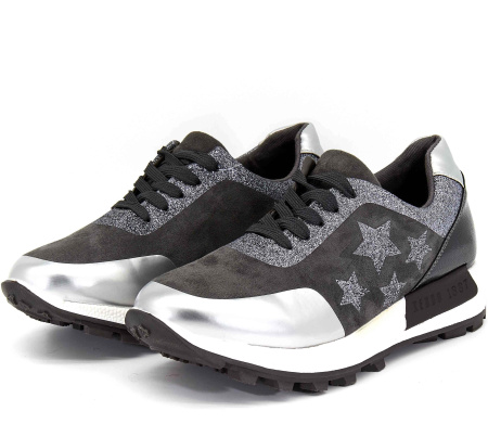 Кроссовки  Keddo  серый  замша искусств. Z-8635 фото в интернет-магазине | Omadey.ru