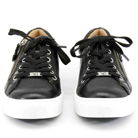 Кеды  женские Caprice  черный  кожа F-80185 фото в интернет-магазине | Omadey.ru