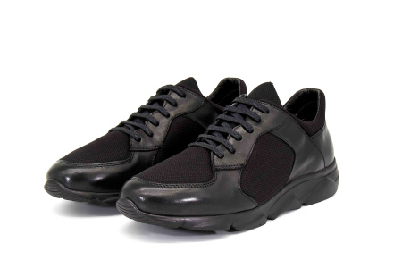 Полуботинки  Bota  черный  кожа Z-8579 фото в интернет-магазине | Omadey.ru