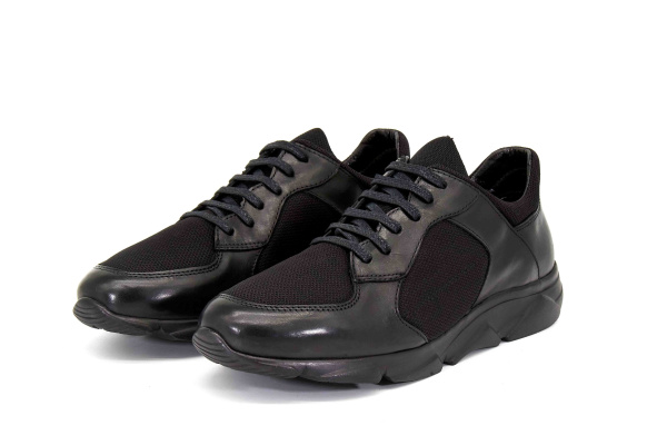 Фото Полуботинки  Bota  черный  кожа Z-8579