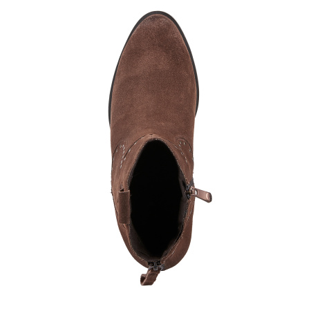 Ботинки  Marco Tozzi  коричневый  кожа Z-400647 фото в интернет-магазине | Omadey.ru