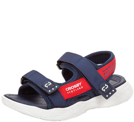 Сандалии  Crosby  красно-синий  сетка F-100910 фото в интернет-магазине | Omadey.ru