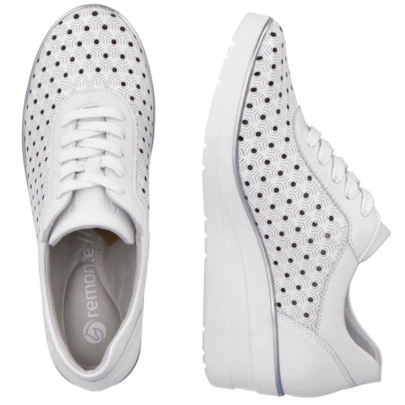 Туфли  Remonte  белый  кожа/кожа искусств. F-300367 фото в интернет-магазине | Omadey.ru